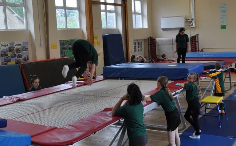 Trampolining